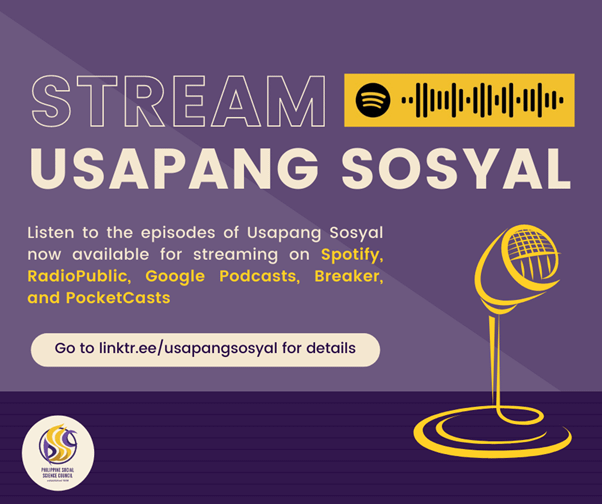 PSSC’s podcast Usapang Sosyal now streaming